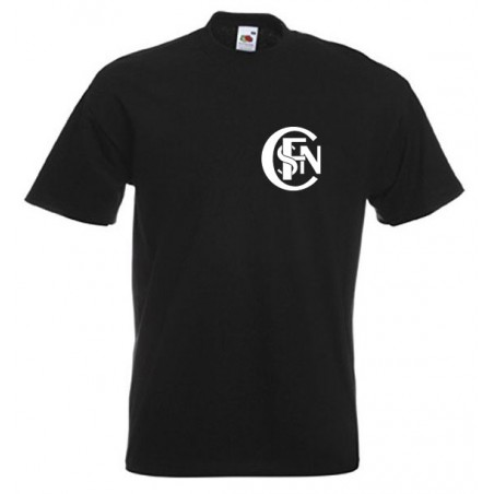 T-SHIRT SNCF ANCIEN LOGO 1939 - 1947 NOIR